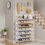 OYREL Shoe Rack 7 Tier Sturdy Shoe Racks for Closet Shoes Organizer for 28-35 Pairs Large Capacity Shoe Storage Rack with Mul
