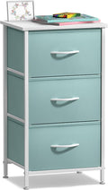 Sorbus Nightstand with 3 Drawers - Bedside Furniture & Accent End Table Chest for Home, Bedroom Accessories, Office, College 