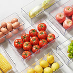 Clear Drawer-Type Plastic Storage Box Bins Organizer, Family First Aid Kits Medicine Cabinet Box Organizer, Closet Shelf