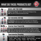 Adam's Essential Car Wash Kit (24-Item) - Auto Detailing Car Care Cleaning Kit with Foam Gun & Bucket Car & Truck Lovers, Dad