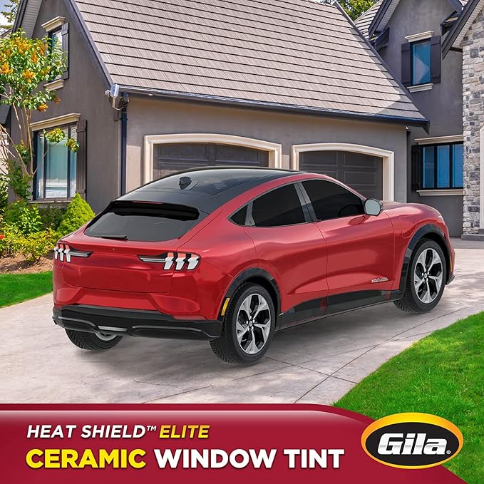 Gila® Heat Shield Elite™ 5% Rear Window Ceramic Automotive Window Tint DIY Advanced Heat Control Glare Control (6in x 26ft Strips)