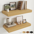Fun Memories 24 Inch Floating Shelves Wall-Mounted, 12 Inch Deep Wall Shelves, 24 x 12 Floating Shelf, Deep Storage Shelf for