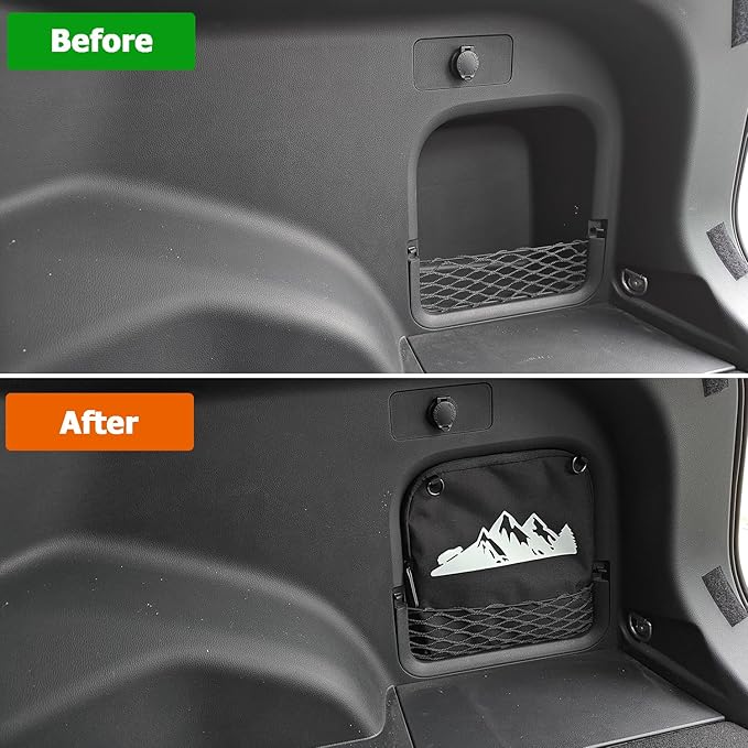 Trunk Upgrade, Trunk Organizer Pocket Multifunction Backpack, Trunk Cubby Storage bag, Cargo side pocket For Toyota Rav4 2025