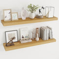 Dreamland 40 Inches Floating Shelves for Wall,9.3 Inch Deep Floating Shelves Set of 2, Large Display & Storage Shelf, Wall Sh