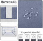 HomeHacks 2 Pack Large Laundry Baskets, Waterproof, Freestanding Laundry Hampers, Collapsible Clothes Hamper with Reinforced 