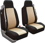 FH Group Car Seat Cover Rear Set Striking Striped Car Seat Covers with Rear Split Bench, Universal Fit Interior Accessories f
