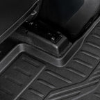 Floor Mats for 2023-2025 2026 Honda Pilot, Cargo Mat with Backrest Mat All Weather TPE Cargo Liner Replacement Protection for 2025 Honda Pilot Accessories Door Sill Guards