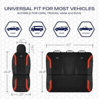 Skechers Memory Foam Car Seat Covers, Air Cool Mesh Thick Seat Covers, Car Seat Full Sets, Airbag Compatible, Automotive Comf
