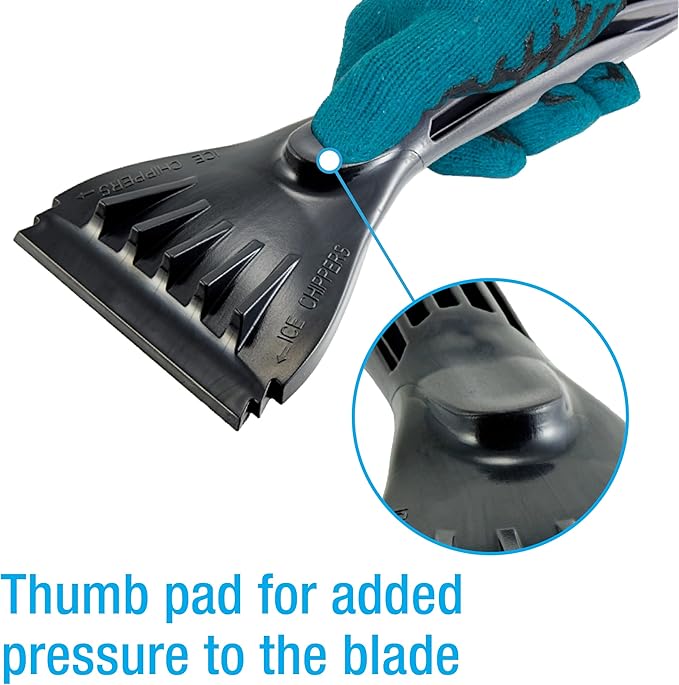 Subzero 2-16211 9" Ice Ripper Ergonomic Ice Scraper for Car, SUV, Truck, Jeep, 2-Pack