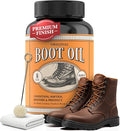 Leather Boot Oil for Work & Cowboy Boots – Deep-Conditioning Formula, Restore and Protects Dry, Cracked Leather Boots & Shoes