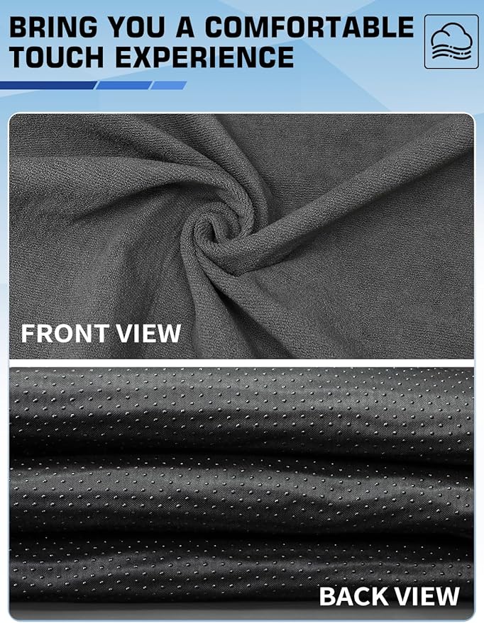Terry Cloth Car Seat Cover - Waterproof Sweat Proof Towel Seat Protector, Washable Absorbent Seat Towel for Gym/Beach/After W