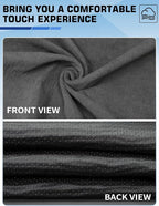 Terry Cloth Car Seat Cover - Waterproof Sweat Proof Towel Seat Protector, Washable Absorbent Seat Towel for Gym/Beach/After W
