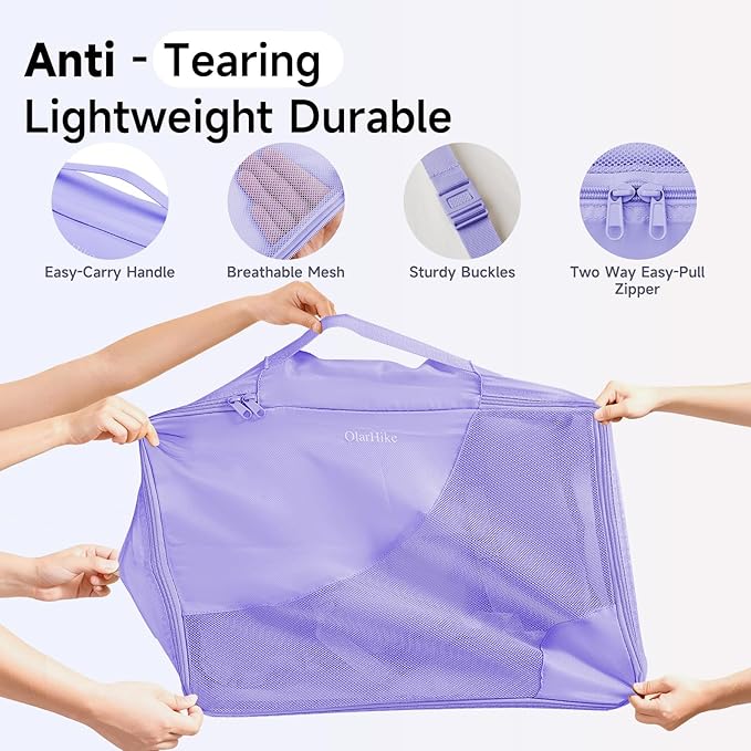 11 Set / 9 Set Packing Cubes for Travel,Gifts for Women Mom Kids,TSA Approved Bags for Makeup, Cosmetic, Toiletry, Organizers