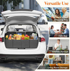 Lifewit Reusable Grocery Bags, Heavy Duty Foldable Shopping Bags with Reinforced Handles, Extra Large Utility Tote Stay Open, Sturdy Standing Carry Box for Kitchen, Car Trunk, 24L Mixed Color, 6 Packs