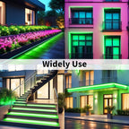 iNextStation 12V Green LED Strip Lights 16.4FT, Flexible Silicone Neon Rope Light, Waterproof, Cuttable, Dimmable & Linkable, for Cabinet, Ceiling, Wall, Bedroom, Kitchen, Garage (No Adapter)