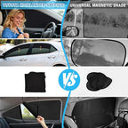 ZATOOTO Car Window Shades Custom Fit for Toyota Corolla 2019-2024 4-Pack Car Window Covers with 100% UV Protection and Total Blackout Privacy Heat Insulation for Family Travel Baby and Pet Safety