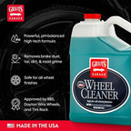 Griot's Garage Wheel Cleaner for All Finishes, Car Tire Rim Cleaning, Brake Dust and Grime Remover, PH Balanced, 11107, One G