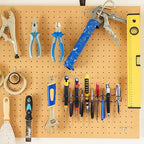 Hanaive 4 Pieces Pegboard Pliers Holder, Holds 11 Plier Per Rack, Steel Pegboard Hooks Pliers Peg Board Organizer Accessories