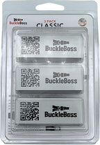 Buckle Boss Original Classic Seat Belt Lock | Original Seat Belt Guard Made with Strong ABS | Preventing Passengers from Unbuckling Their Seat Belts (3 Pack)
