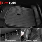 Second Row Backrest Mat for 2026 Hyundai Palisade 7 Seat (Gas/Hybrid), All Weather TPE Seat Back Cover Protection Durable Kick Mats for 2026 Hyundai Palisade Accessories