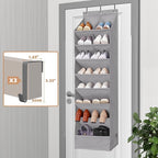 STORAGE MANIAC Over the Door Shoe Organizer Heavy-Duty Large Deep Pocket Hanging Shoe Organizer Shoe Rack Door Closet Shoe Or