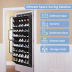 TAHAVICE 10-Tier Large Size Over The Door Shoe Organizer, Holds 30 Pairs Hanging Shoe Rack with Deep Pockets for Closet, Spac