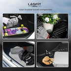 LASFIT Cargo Mat for Subaru Crosstrek 2016-2017/XV Crosstrek 2013-2015/Impreza 2012-2016(Impreza not fit Seden),All Weather TPE Custom Fit Easy Clean Durable Trunk Mat for Subaru Cargo Liner,Black