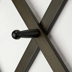 SKOLOO Hat Rack for Wall with 14 Hooks, Solid Wooden, Modern, Expandable Coat Rack Wall Mount for Coats, Hats, Bags, Baseball