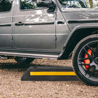 Parking Stopper for Garage Car Wheel Stopper Compact Design for Driveway and Truck Parking - Texture for Maximum Stability for Schools and Malls