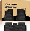 Michelin Premier Series Floor Mats for 2024 2025 2026 Tesla Model 3 Highland & Standard, 3PCS, All-Weather Floor Liner, Custom Fit, Durable TPE, Non-Slip, Not Fit 2017-2023 Model 3