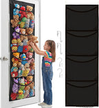 Ofiray-home Over The Door Stuffed Animal Storage, Cotton Toy Organizer for Storage Plush Toys, Stuffed Animal Holder with 4 L