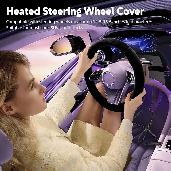 Heated Steering Wheel Cover