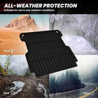 LASFIT Truck Bed Mat for Honda Ridgeline 2026 2025 2024 2023 2022 2021 2020 2019 2018 2017 5.3FT (64.0 in) Bed Mat, TPE All Weather Custom Fit Truck Cargo Bed Liner, Black