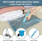 Roomimaster Vacuum Storage Bags, Vacuum Seal Space Saver Bags for Clothing, Travel Lugggage, Carry-on, Blankets, Comforters, 