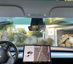 Front Windshield Sun Visor Strip Tint Film for Tesla Model Y Precut Premium DIY Car Window Tint Film (Gold)