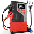 Portable Car Jump Starter with Air Compressor for Emergencies,3000A Peak and 150 PSI Max,for 12L Gas & 10L Diesel
