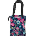 Car Trash Bag Hanging Tropical Flower Trash Can Waterproof Garbage Bag Hanging for Car Back Seat with Adjustable Straps and Drawstring for Car Accessories Vehicle Travelling