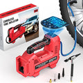 Cordless Tire Inflator Air Compressor Compatible With Milwaukee 18V Battery, LIVOWALNY Portable Handheld Air Pump with Digital Pressure Gauge for Cars Motorcycles Bikes Sport Balls (No Battery)
