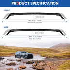 260lbs Roof Rack Cross Bars Compatible with Toyota Grand Highlander/Lexus TX 2024 2025(with Factory Flush Side Rails) Aluminum Crossbars Anty-Sheft Metal Lock Luggage Carrier Kayak Rooftop