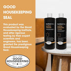Furniture Clinic Large Leather Care Kit | Leather Cleaner + Conditioning Protection Cream for Furniture | Two 17oz Bottles + 