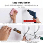 Stainless Steel Wall Hooks for Clothes, Multifunctional Towel Hat Rack Organizer, Wall Mounted Coat Rack Durable Hangers for 