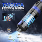 Handheld Vacuum Cordless Rechargeable 2-Speed Modes| 3-in-1 Portable Cordless Vacuum Cleaner with Charging Dock, for Car Home