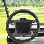 Golf Cart Steering Wheel Covers,13.5 to 14" Golf Cart Steering Wheel Cover Universal for Yamaha,EZGO TXT & RXV,Club Car DS & Precedent, Leather Comfortable, Non-Slip, Wear-Resistant (red)