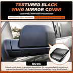 ACLONG Glossy Black Mirror Cover Caps Rearview Side Mirror Covers Fit for Ford F150 2015-2020 Left Driver Side Replaces #FL3Z-17D743-BA -1 PC
