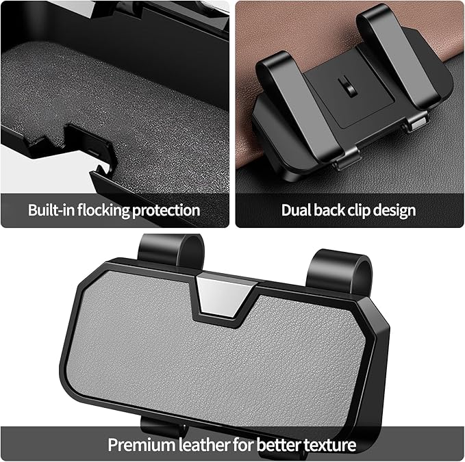 Sunglasses Holder for Car Visor Leather Eyeglasses Organizer Case for BMW X3 X5 X7 X1 3 4 2 5 Series Accessories