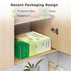 [2025 Upgraded] Bonsenkitchen 3 Rolls 11" x 16' + 3 Rolls 8" x 16' Vacuum Sealer Bags for Food with a Color Box, Easy to Stor