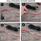 Hardwire Kit for Dash Cam Car Dash Mounting Kits 15ft (10 Set Micro)