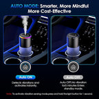 Car Air Freshener,Smart Car Air Freshener, car Diffuser with 150 ML (5oz) Capacity Multi-fragrance, RGB Music Syncing Light, 