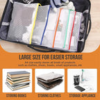 24pcs Mesh Zipper Pouch Bags Puzzle Storage Bags, A4 13x9 Inches Large Reusable Zipper Pouches for Classroom Organizing Board