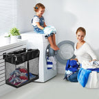 Large Slatwall Baskets, AHIER 2 Pack Collapsible Mesh Slatwall Organizer with Zipper, Hanging Slat Wall baskets High Capacity